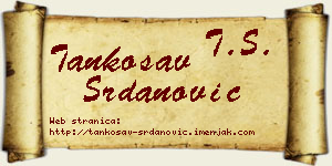 Tankosav Srdanović vizit kartica